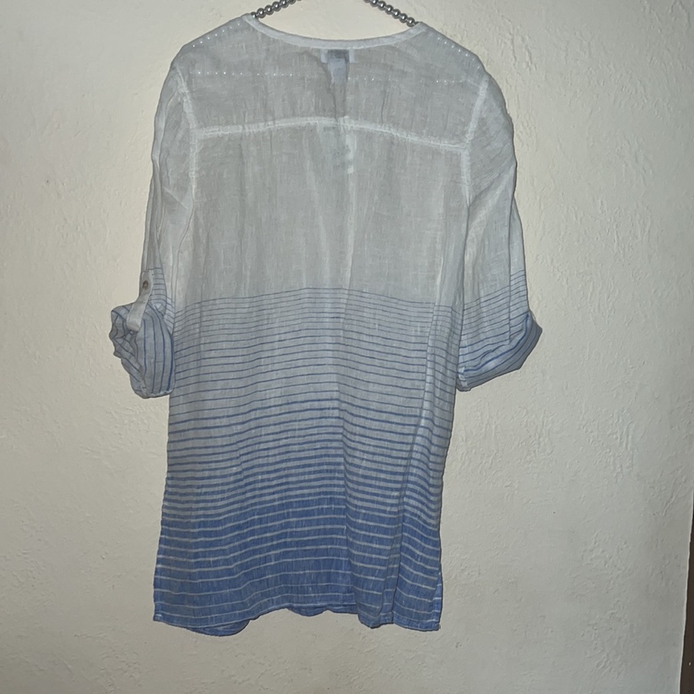 Kenar medium linen tunic top nwt - Picture 7 of 7